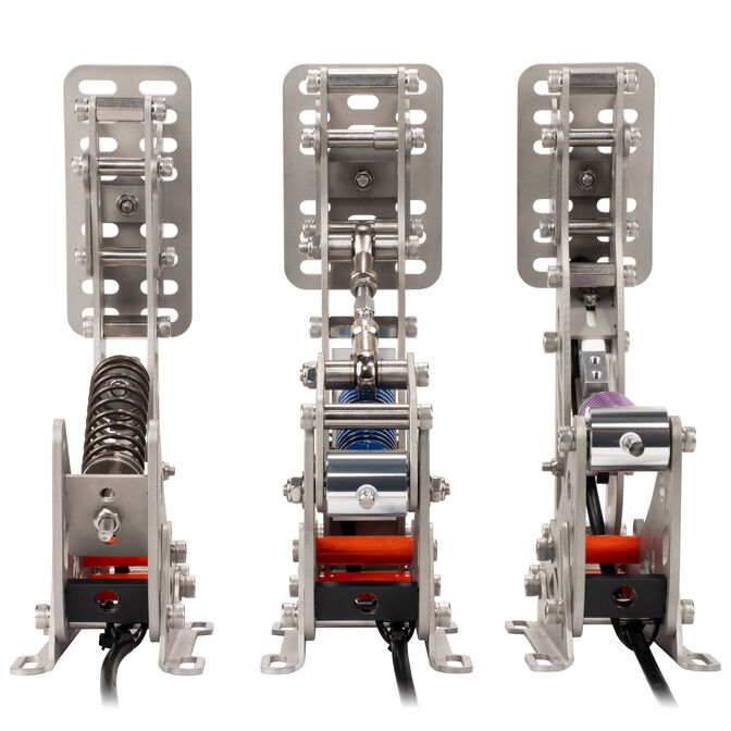 Conjunto Controladora para Pedales + Pedais VRS DirectForce Pro - 3 Pedales ( Acelerador + Freno+ Embrague) image number 6