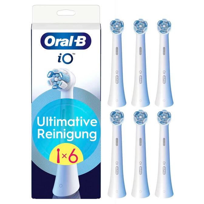 Recambios para Cepillo de Dientes El&eacute;ctrico Oral-B iO Ultimative Reinigung Pack 6 Unidades image number 0