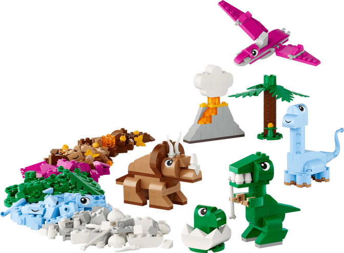 LEGO Classic: Dinosaurios Creativos, 450 Piezas (11041) image number 3