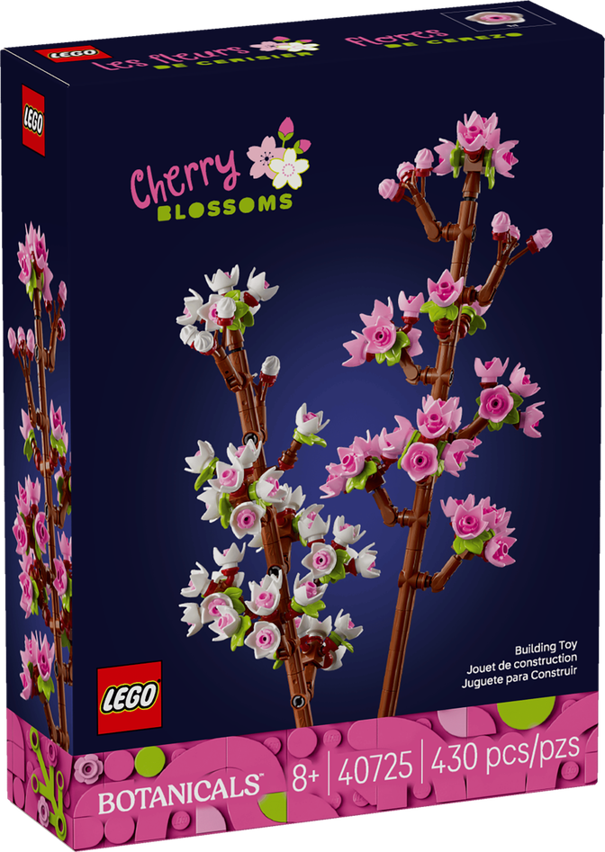 LEGO Botanicals: Cerezos, 430 Piezas (40725) image number 0