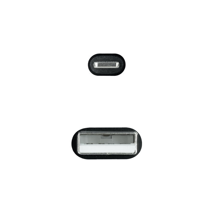 Cable Lightning Nanocable Lightning/M para USB A/M Coiled 1M Negro image number 2