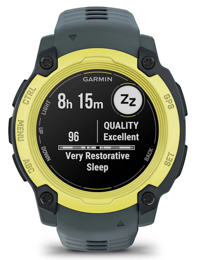 Smartwatch Garmin Instinct E 40mm Amarelo/Azul image number 4