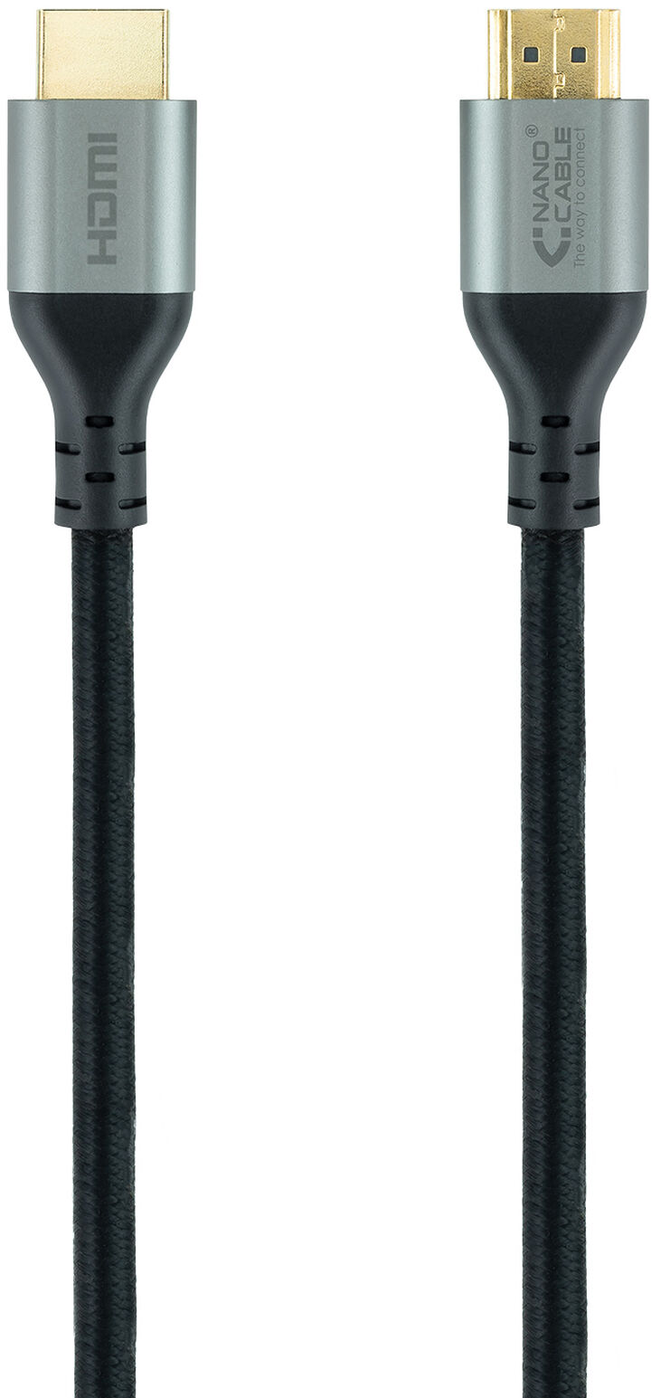 Cable HDMI V2.1 Ultra High Speed NanoCable USB-A M/M 2 M Negro Certificado ULTRA image number 1