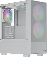 Caja ATX Aerocool B508A Flow ARGB Vidrio Templado Blanco