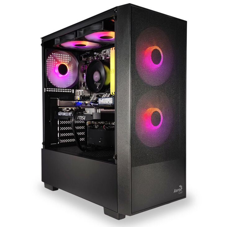 Ordenador AURA Gamer-PC TEAM 7 EDITION Ryzen 5 7500F 32GB DDR5 1TB RTX 5060 WiFi W11 image number 1