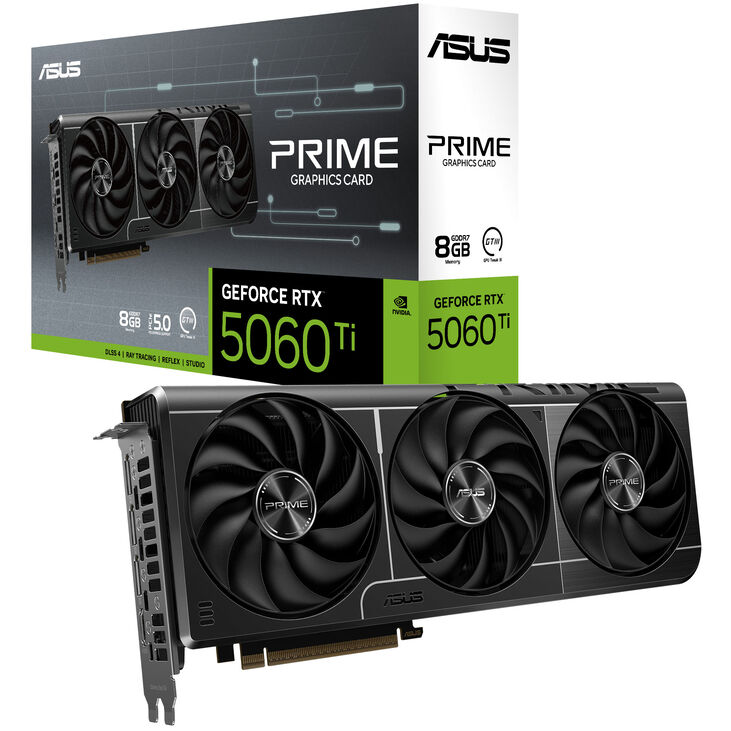 Tarjeta Gráfica Asus GeForce® RTX 5060 Ti Prime 8GB GDDR7 DLSS4 image number 0