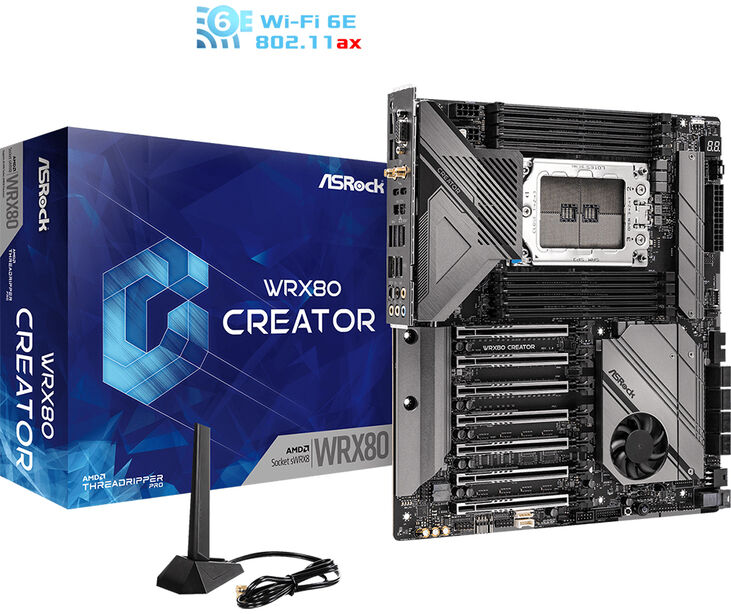 Placa Base ASRock WRX80 Creator R2.0 image number 0