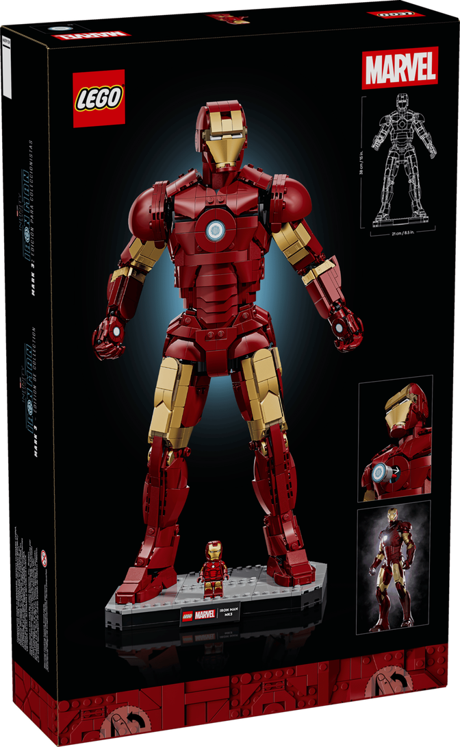 LEGO Marvel: Iron Man Mark 3, 1297 Piezas (76344) image number 1