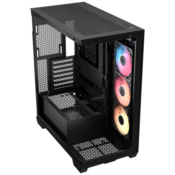 Torre E-ATX Corsair 3500X RSR ARGB Negro Cristal Templado image number 2