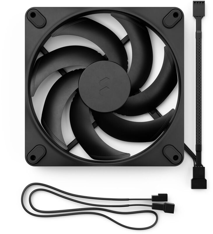 Ventoinha Fractal Design Momentum 14 140mm 1800RPM 4 Pinos PWM Negro image number 2