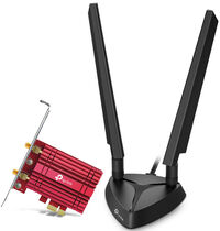 Tarjeta de Red TP-Link PCI Express Archer TXE75E AXE5400 Wi-Fi 6E & Bluetooth 5.2 Tarjeta de Red TP-Link PCI Express Archer TXE75E AXE5400 Wi-Fi 6E & Bluetooth 5.2