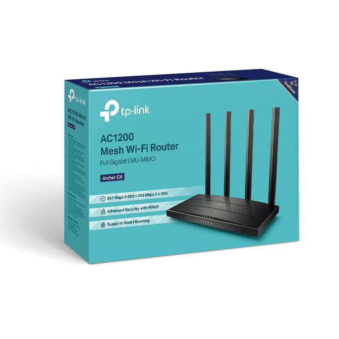 Router TP-Link Archer C6 AC1200 Dual-Band WiFi 5 Gigabit image number 6