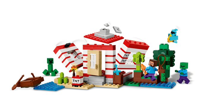 LEGO Minecraft: La Casa-TNT de la Jungla, 287 Piezas (21275) image number 2