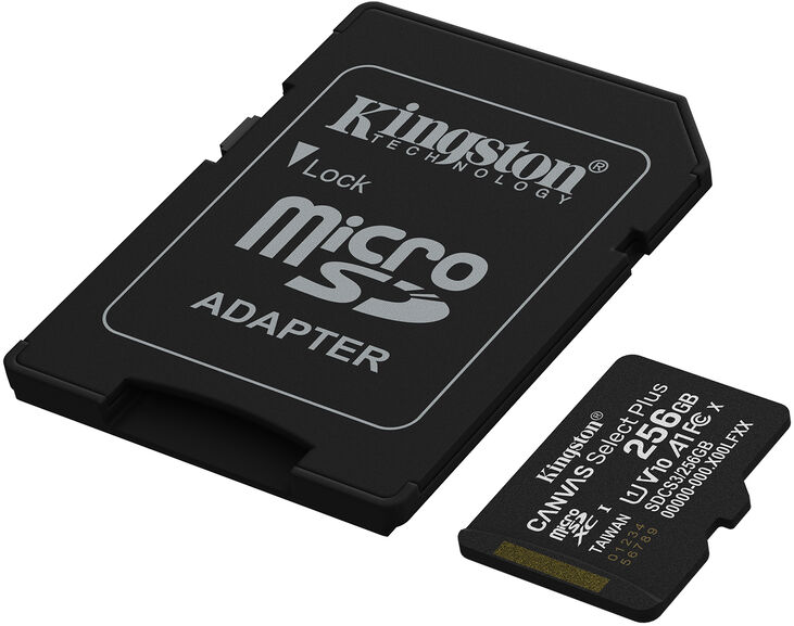 Tarjeta de Memoria Kingston Canvas Select Plus Gen3 150MB/s MicroSDHC UHS-I A1 256GB image number 1