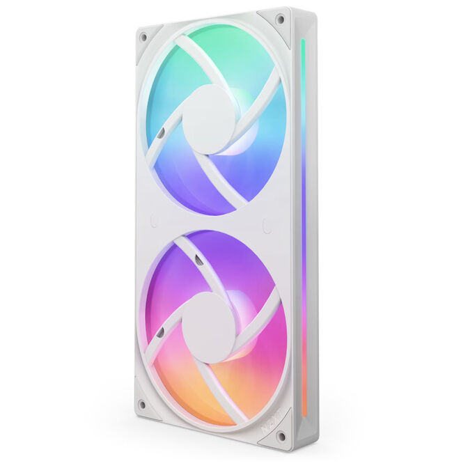 Ventilador NZXT F280 RGB Core Single-Frame Blancas - Duplo Vent&iacute;lador 140mm (280mm) image number 1