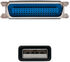 Cable Conversor NanoCable USB Impressora paralela A/M - CN36(IEEE1284)/M 1.5 M Negro image number null