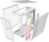 Torre ATX Corsair iCUE LINK 3500X RGB Blanco Cristal Templado image number null