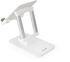 Soporte Mesa Tooq Giratório Ajustable p/ Tablet Max. 13" Blanco image number null