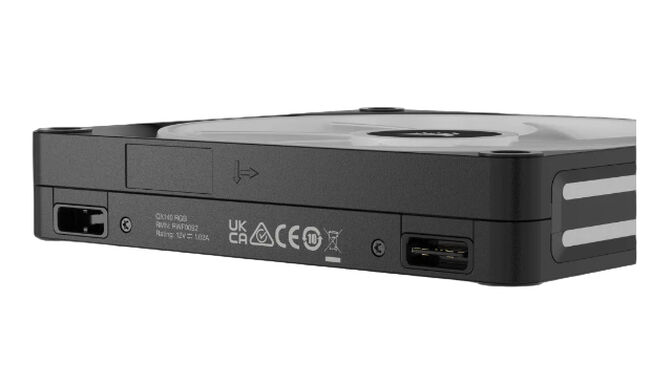 Ventilador Corsair iCUE Link QX140 RGB PWM Negro 140mm (Pack 2) image number 6