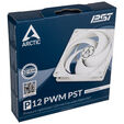 ARCTIC P12 PWM PST Carcasa del ordenador Ventilador 12 cm Blanco image number null
