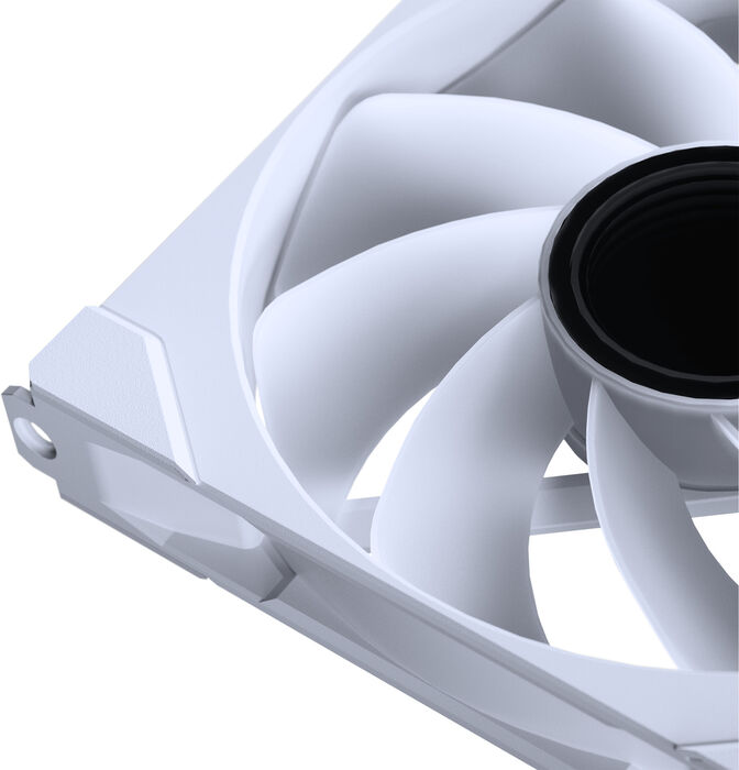 Ventilador Phanteks M25 Gen2 140mm PWM Reversed Airflow D-RGB Blanco image number 4