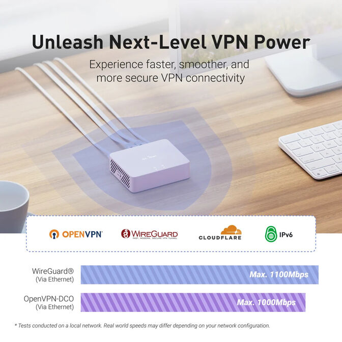 Security Gateway GL.iNet GL-MT5000 Brume 3 High Speed VPN 2.5G image number 3