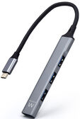 Hub USB Ewent 4 Portas USB-C - USB3.2 Gen 1 + 3x USB 2.0 image number null