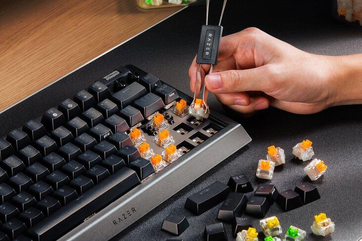Teclado Razer BlackWidow V4 75% (ISO) RGB Tactile Switch (US) image number 5