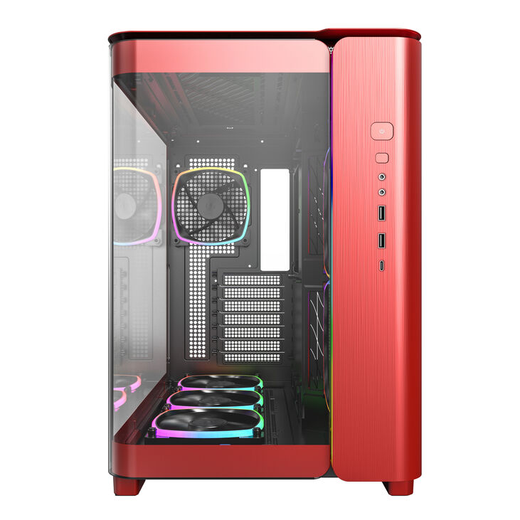 Caja ATX Montech King 95 PRO Rojo image number 6