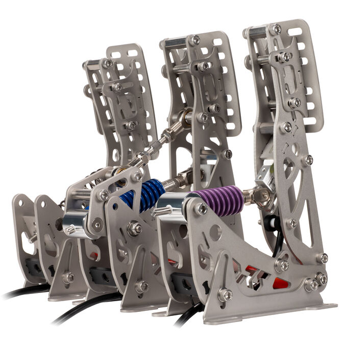 Conjunto Controladora para Pedales + Pedais VRS DirectForce Pro - 3 Pedales ( Acelerador + Freno+ Embrague) image number 2