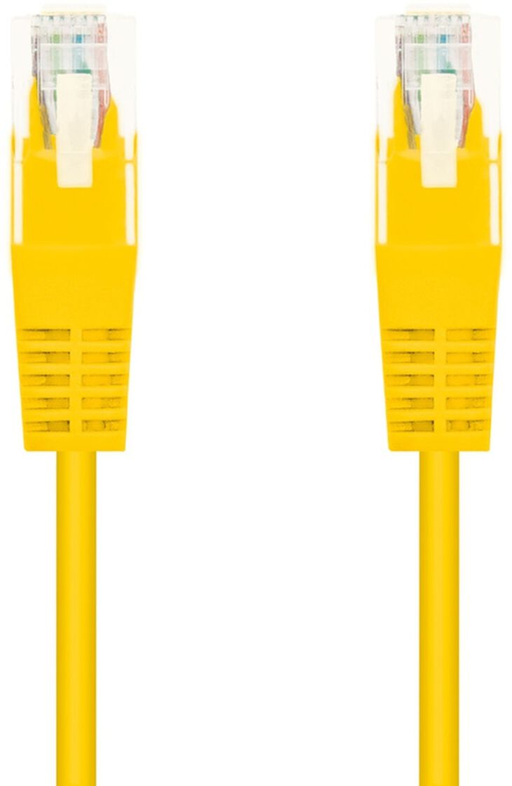Cable de Red NanoCable RJ45 CAT.6 UTP AWG24 25 CM Amarillo image number 1
