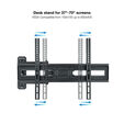 Soporte de Pared Tooq Inclinable 3 Pivotes 37" a 70" M&aacute;x. 35kg Negro image number null