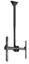 Soporte de Techo Tooq Tilt GiRatónrio e Extensível 37" a 70" Max. 50kg Negro