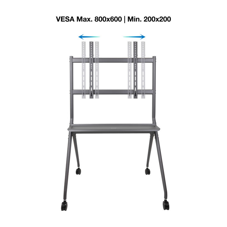 Soporte Móvil Tooq iSTAND 50" a 86" Máx.120Kg Gris image number 1