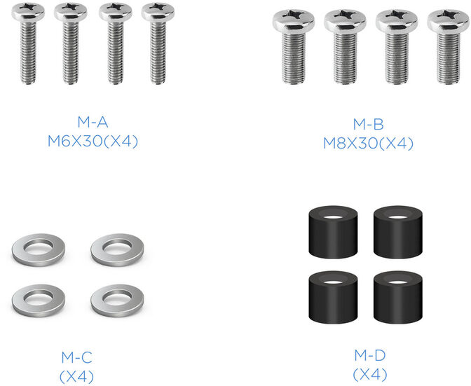 Soporte de Pared Tooq 32" a 55" Max. 40kg Negro image number 4