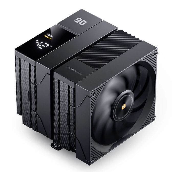 Ventilador CPU Jonsbo CC90 Dual Tower con Display Negro - 2x 130mm image number 0