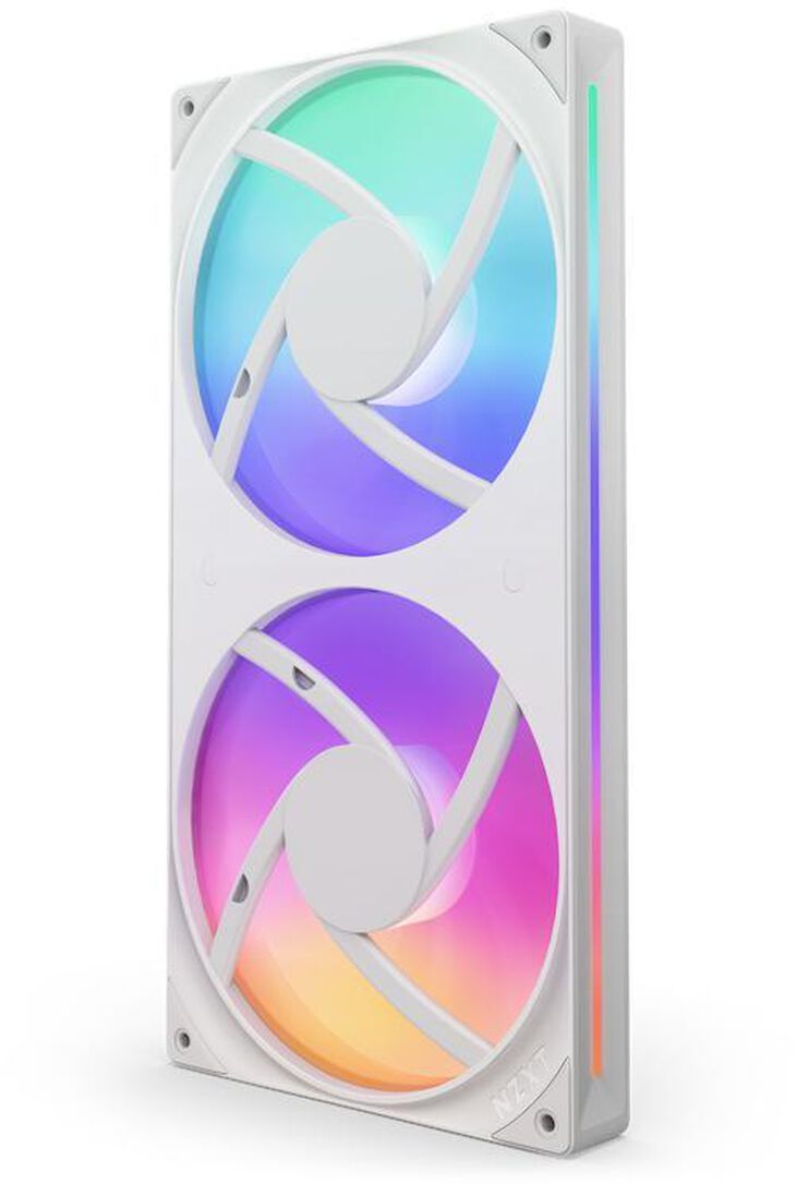 Ventilador NZXT F280 RGB Core Single-Frame Blancas - Duplo Ventílador 140mm (280mm) image number 1