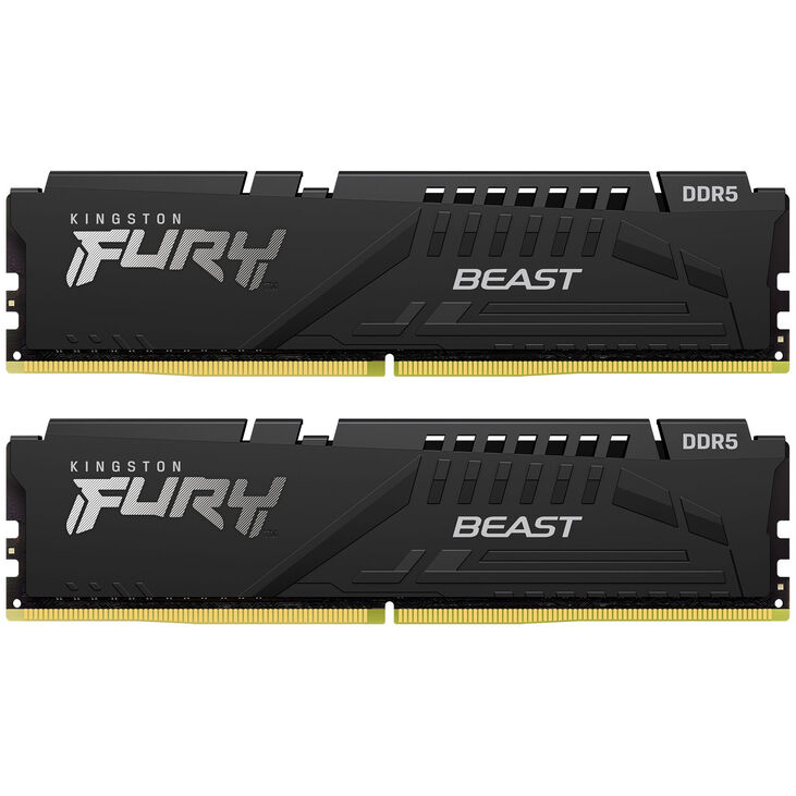 Kingston Technology FURY Beast 32GB 6000MT/s DDR5 CL30 DIMM (Kit of 2) Black EXPO image number 1