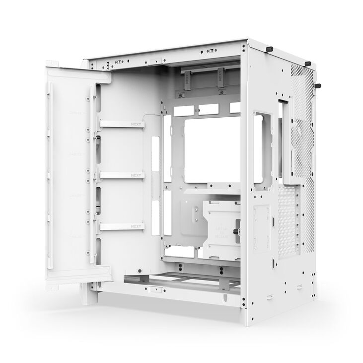 Torre E-ATX NZXT H9 Flow Blanca (2025) Cristal Templado image number 9