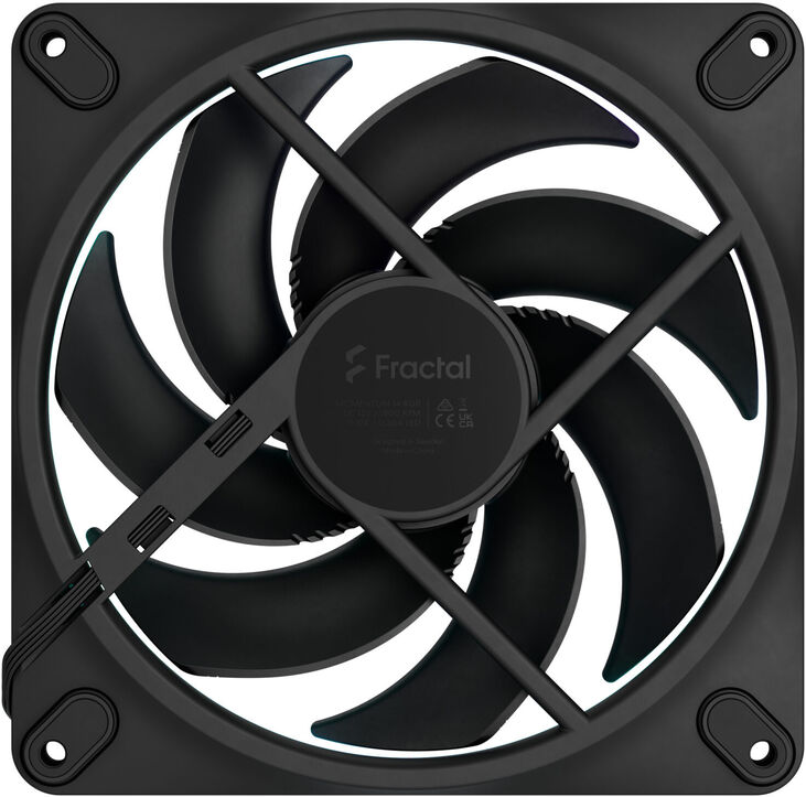 Ventilador Fractal Design Momentum 12 120mm 2200RPM 8 Pinos RGB Negro (3 Pack) image number 4