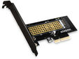 Adaptador AXAGON PCEM2-N PCIe-3.0-x4, 1x M.2/NVMe/SSD con disipador pasivo image number null