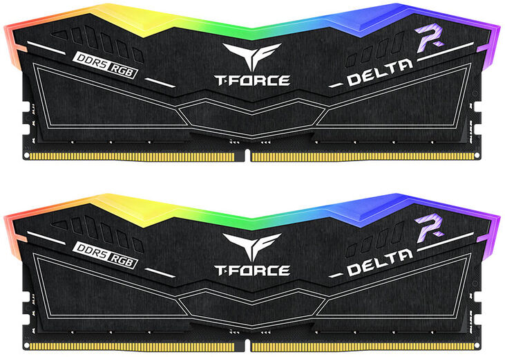 Team Group Kit 64GB (2 x 32GB) DDR5 6000MHz Delta RGB Negro CL38 image number 0