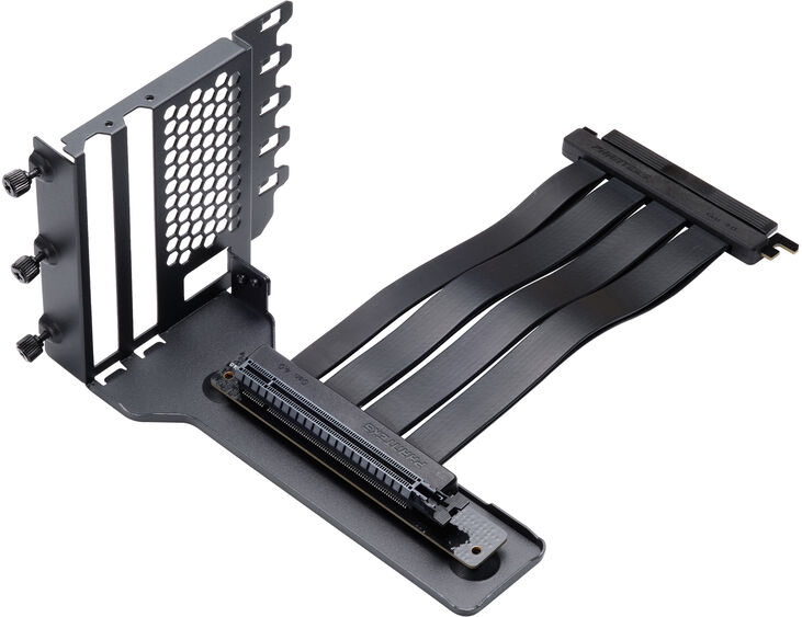 GPU Bracket Phanteks+Cable PCI-E 4.0x16 Tira Riser 22cm Negro image number 0