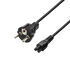 Cable de Alimentación Ewent IEC C5 1.8m Negro image number null