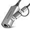 Adaptador AXAGON ADE-TXCA Gigabit Ethernet 10/100/1000 - USB 3.1 Tipo C + USB-A