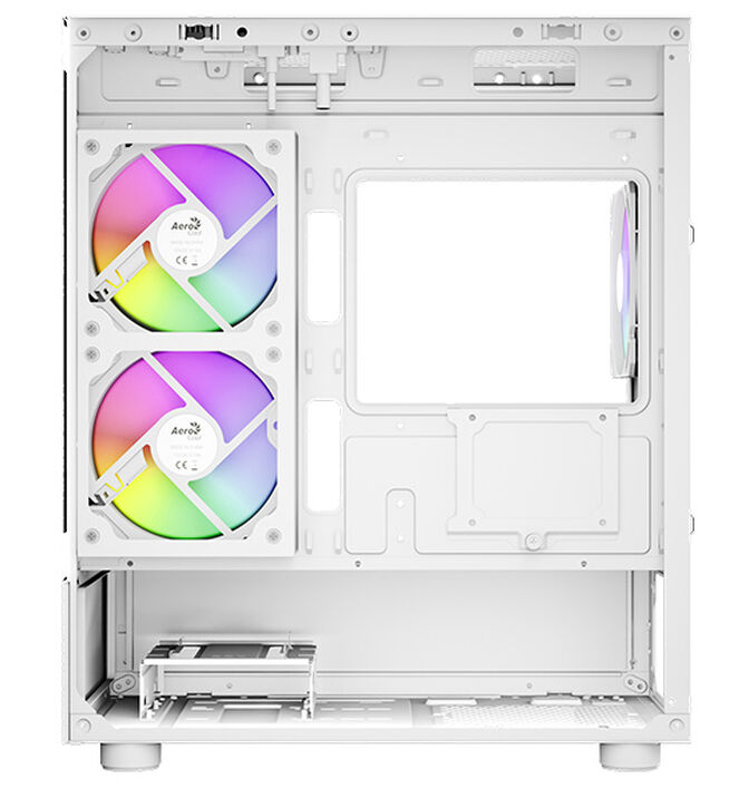 Caja Micro-ATX Aerocool Viewport Mini Vidrio Templado Blanco image number 3