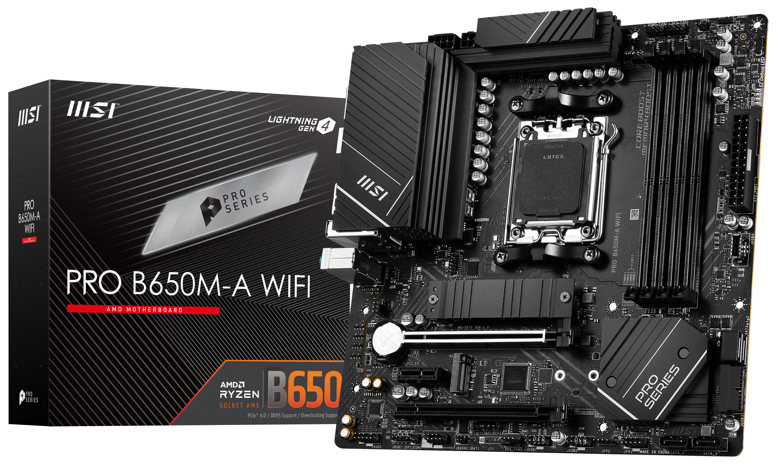 Placa Base MSI PRO B650M-A WIFI