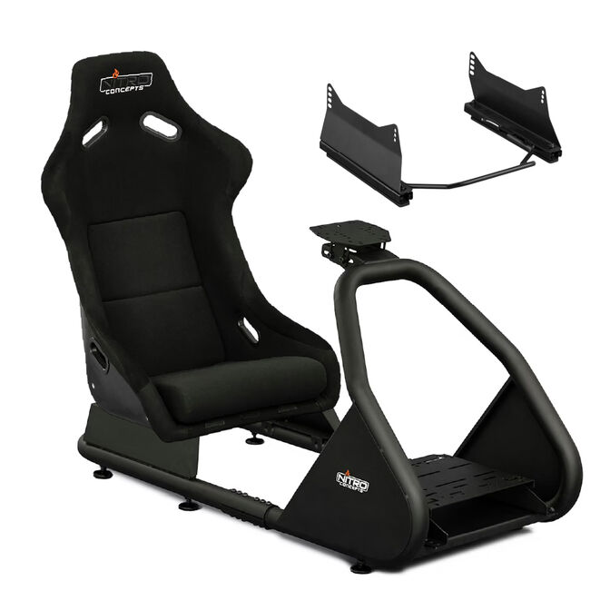 Bundle Nitro Concepts Cockpit S-Racer + Asiento R300 + Soporte y deslizador image number 0
