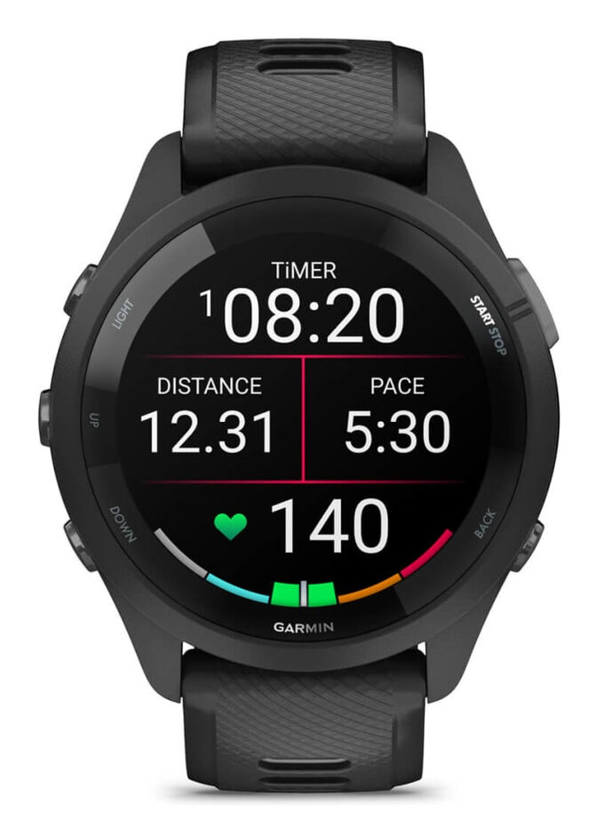 Smartwatch Garmin Forerunner 265 46mm Preto/Cinzento image number 1