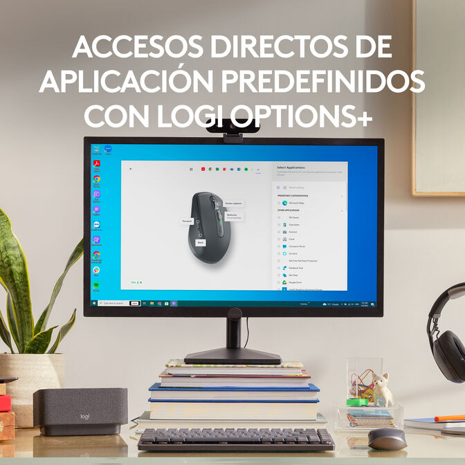 Rat&oacute;n Logitech MX Anywhere 3S for Business 8000DPI Wireless/Bluetooth Gris Claro image number 6